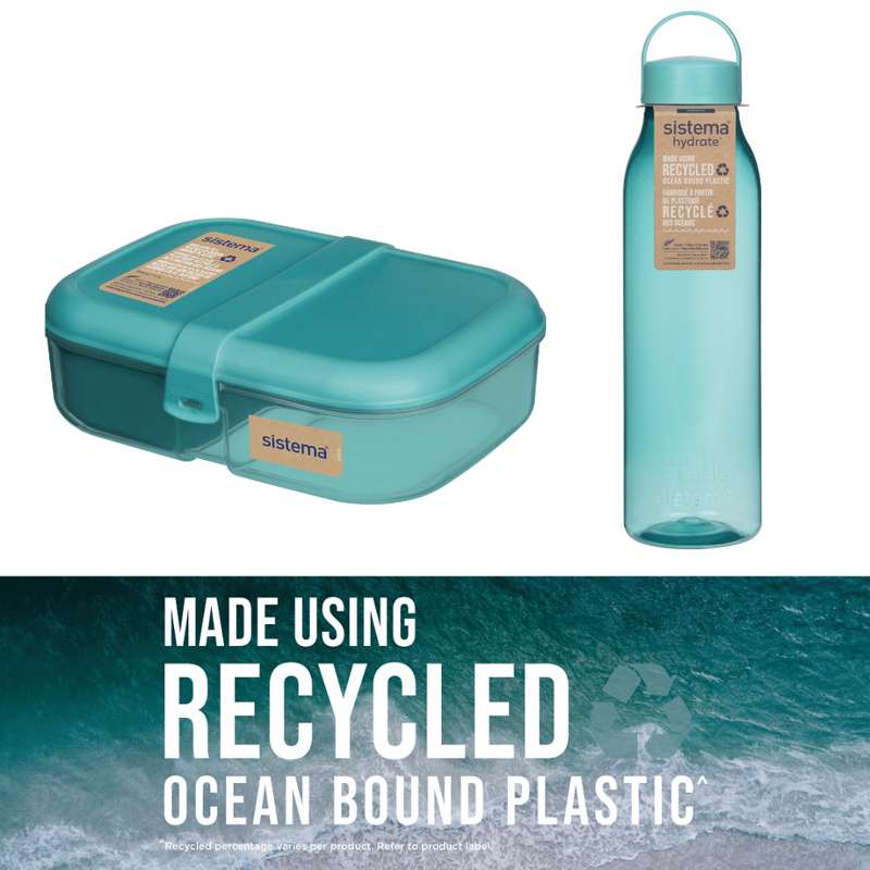 Ocean Bound Madpakke Sampak 4   Teal Stone fra Sistema