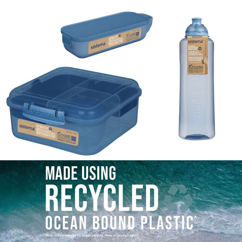 Ocean Bound Madpakke Sampak 5   Mountain Blue fra Sistema