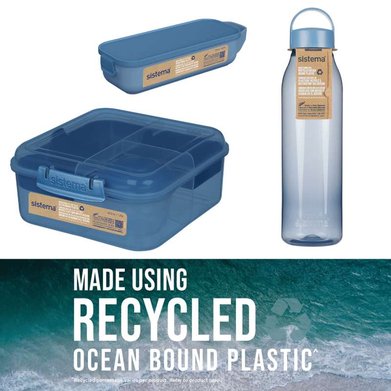 Ocean Bound Madpakke Sampak 6   Mountain Blue fra Sistema