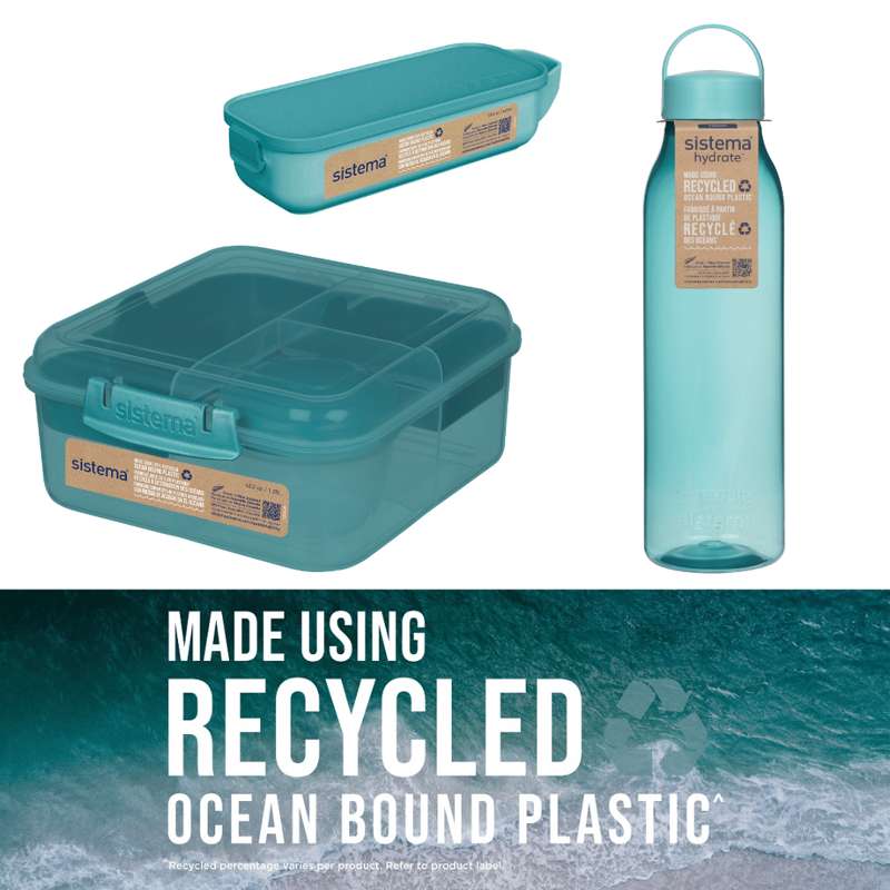 Ocean Bound Madpakke Sampak 6   Teal Stone fra Sistema
