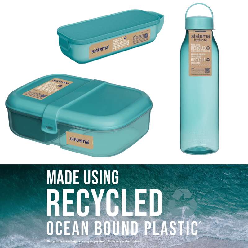 Ocean Bound Madpakke Sampak 8   Teal Stone fra Sistema