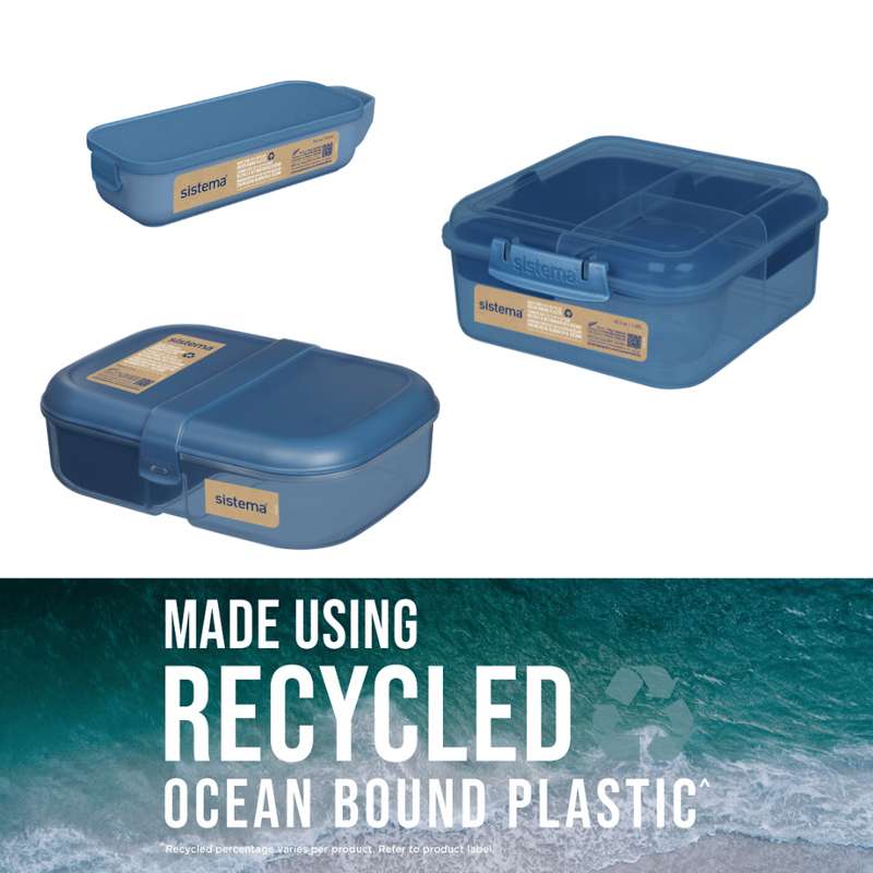 Ocean Bound Madpakke Sampak 9   Mountain Blue fra Sistema