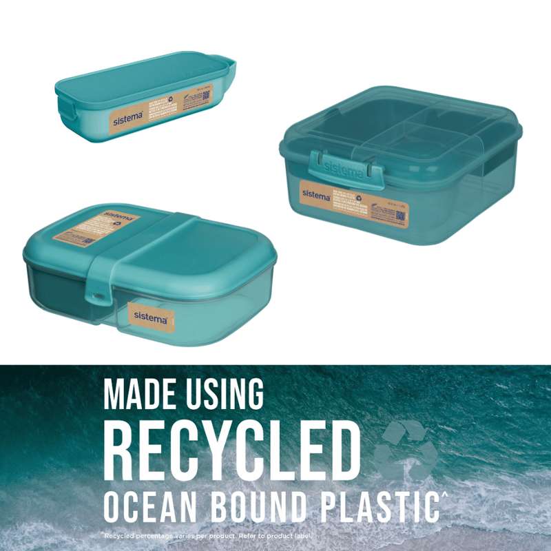 Ocean Bound Madpakke Sampak 9   Teal Stone fra Sistema