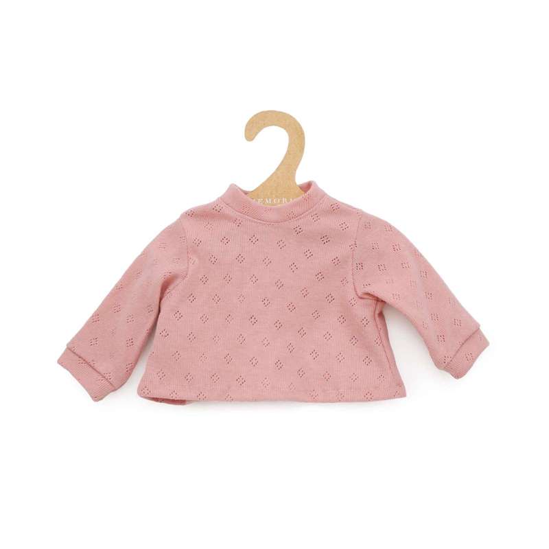Dukketøj   43 46 Cm.   Langærmet T Shirt   Rosa fra Memories By Asã­