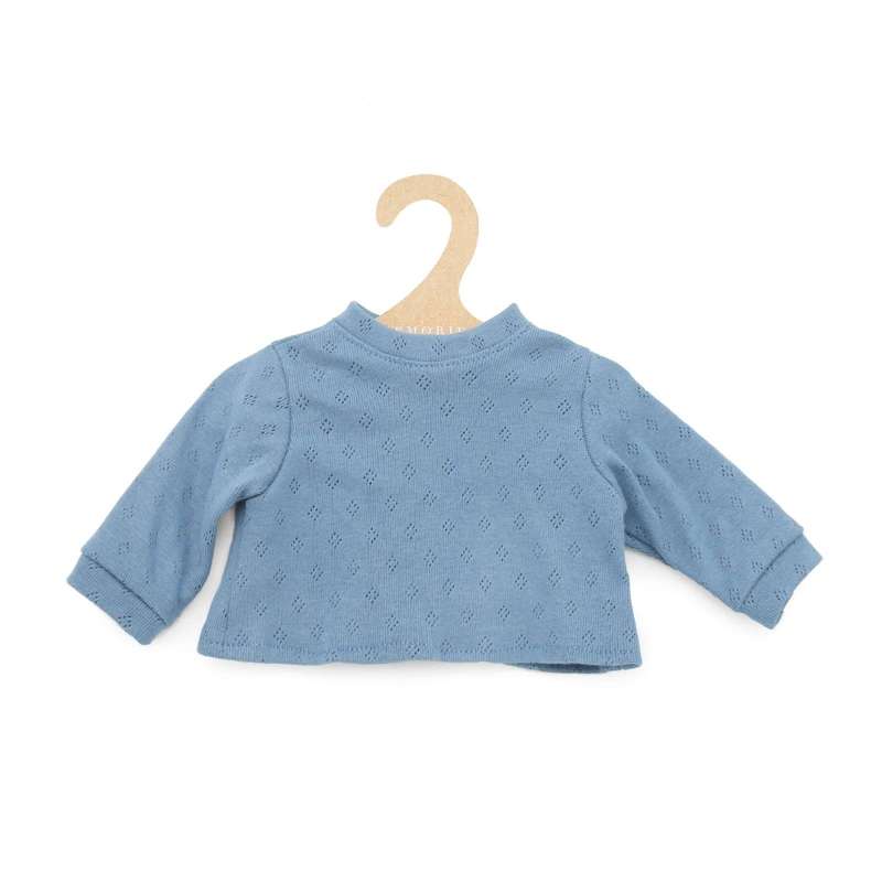Dukketøj   43 46 Cm.   Langærmet T Shirt   Sartblå fra Memories By Asã­