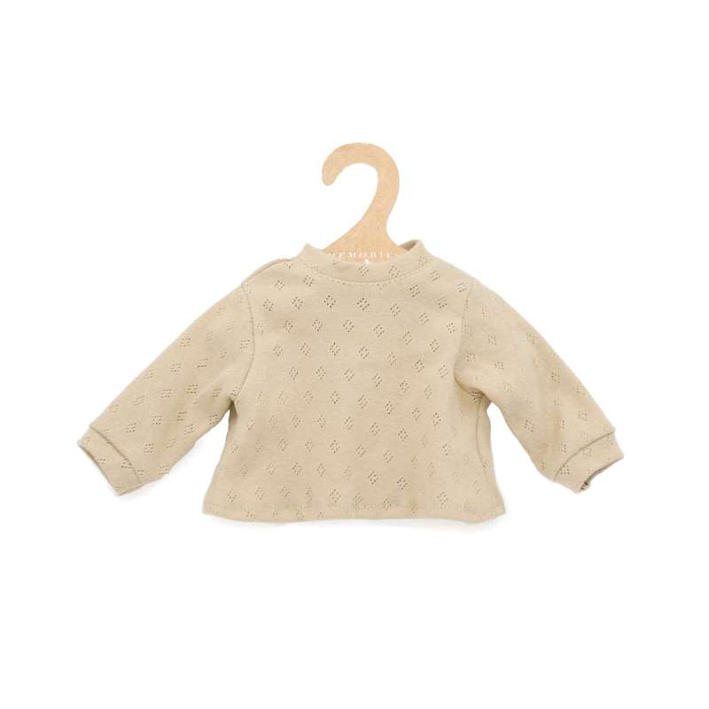 Dukketøj   43 46 Cm.   Langærmet T Shirt   Sand fra Memories By Asã­