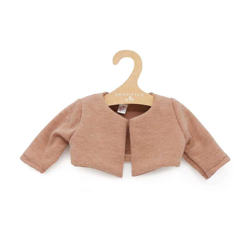Dukketøj   43 46 Cm.   Strikcardigan   Rosa fra Memories By Asã­