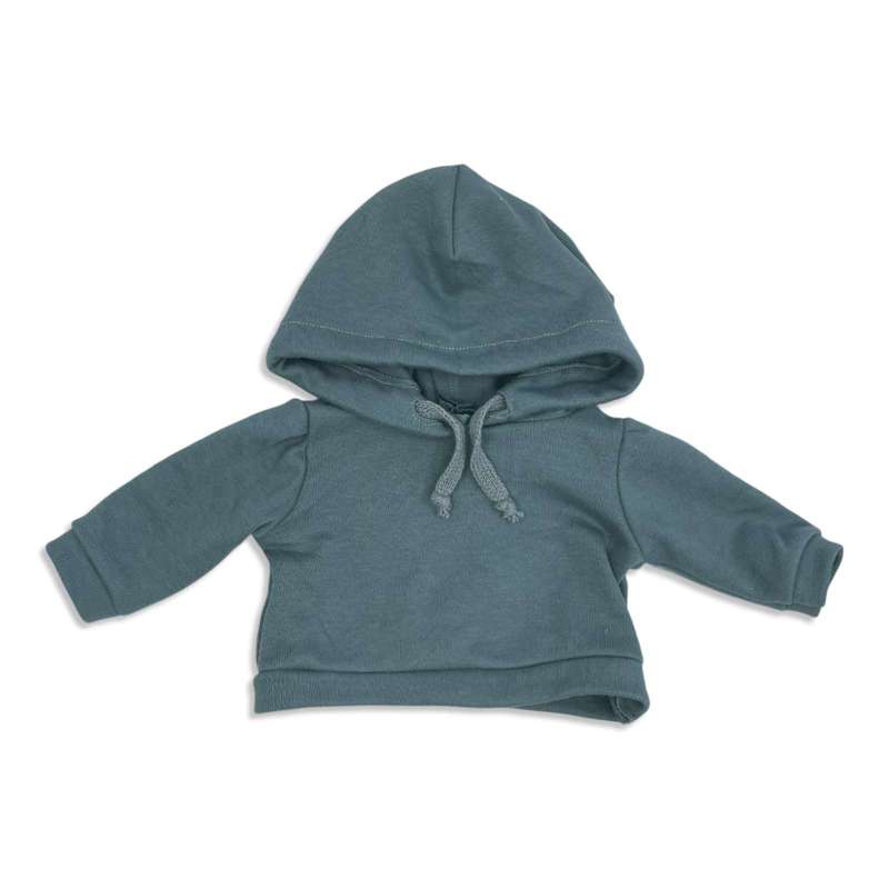 Dukketøj   43 46 Cm.   Hoodie   Antikgrøn fra Memories By Asã­