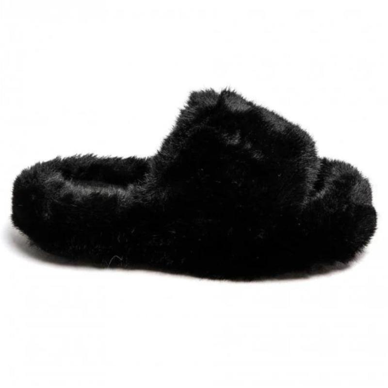 Adele Dame Hjemmesko 7285   Black fra Shoes