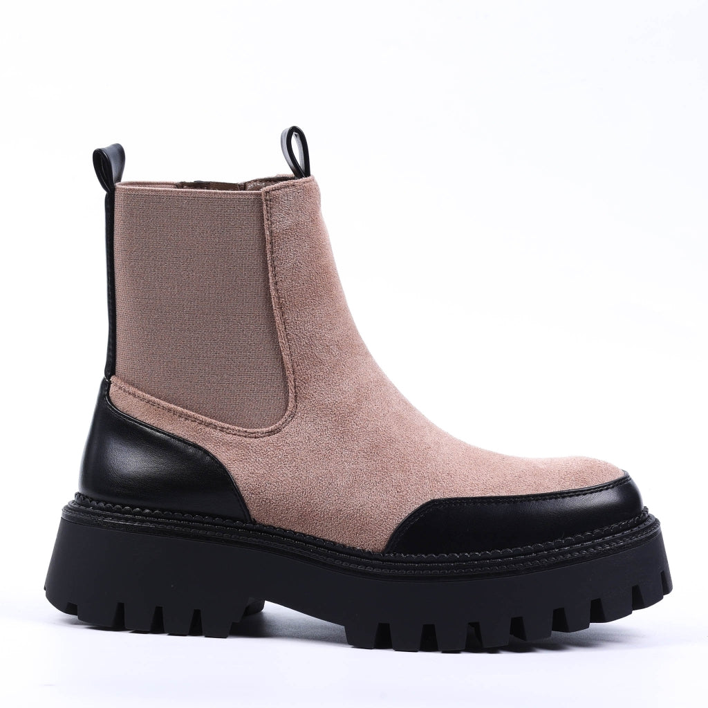 Amaya Dame Støvler 68197   Kaki fra Shoes