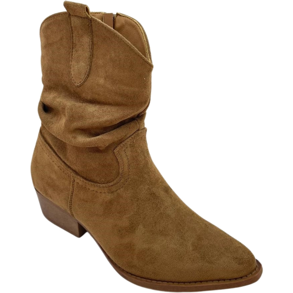 Angelique Dame Cowboystøvler 5151   Camel fra Shoes