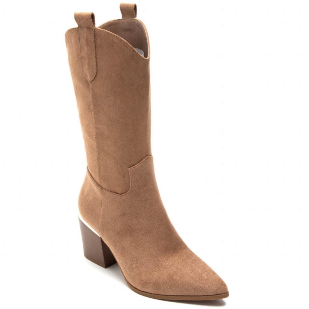 Astrid Dame Cowboystøvler 9600   Camel fra Shoes