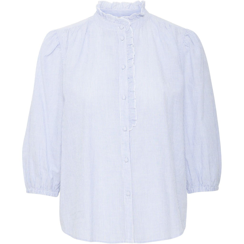 Dame Bluse Byimogen   Silver Lake Blue Mix fra B.young