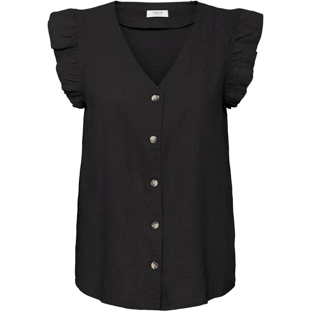 Dame Bluse Byfalakka   Black fra B.young
