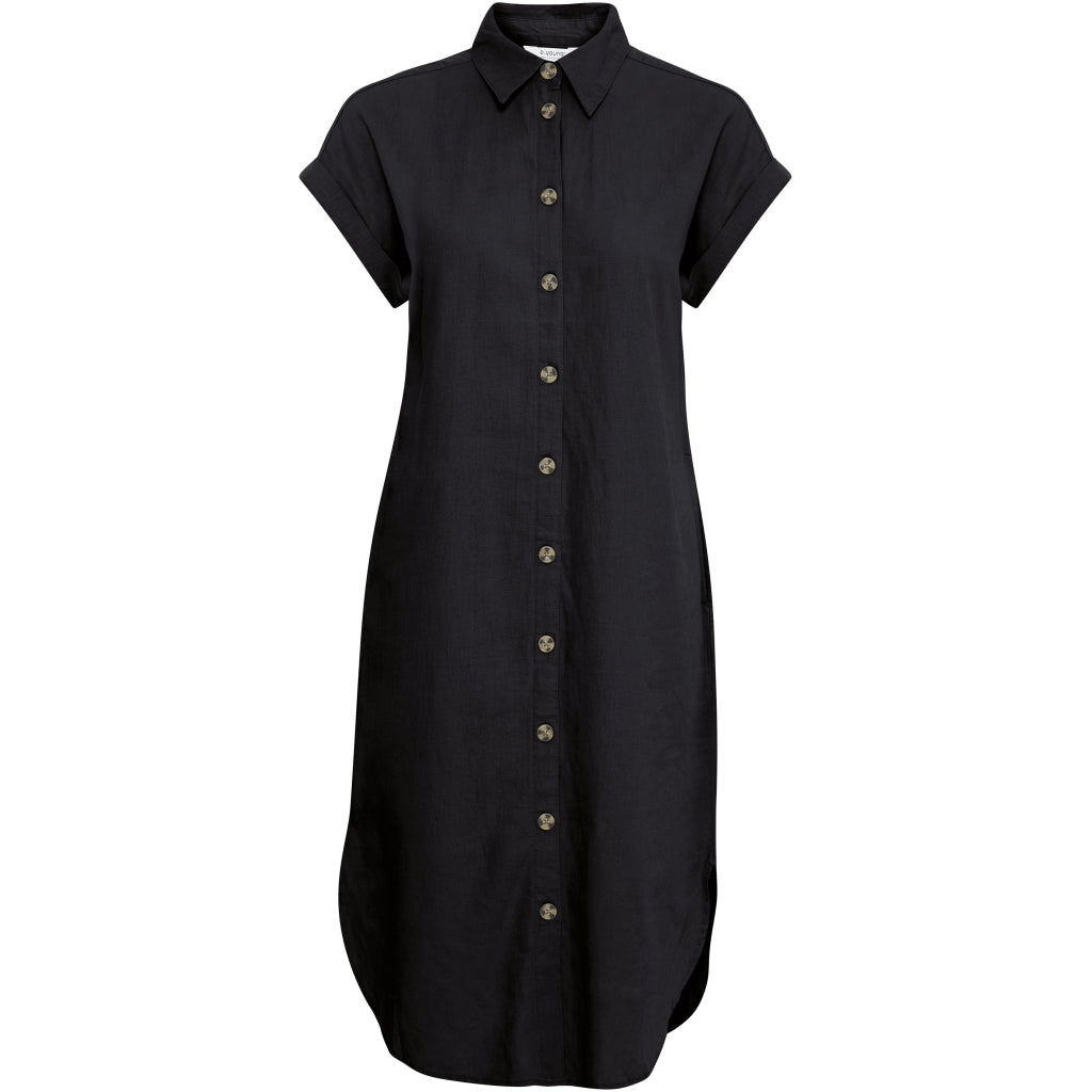 Dame Kjole Byfalakka   Black fra B.young