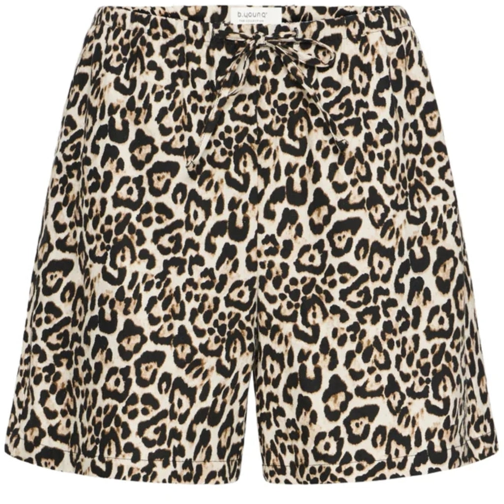 Dame Shorts Btfalakka   Rainy Day Leopard Mix fra B.young