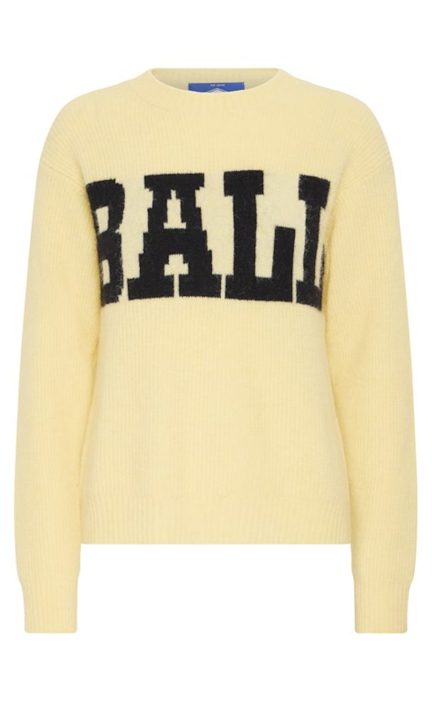 Striktrøje   Stacy   Anise Flower Melange fra Ball Original