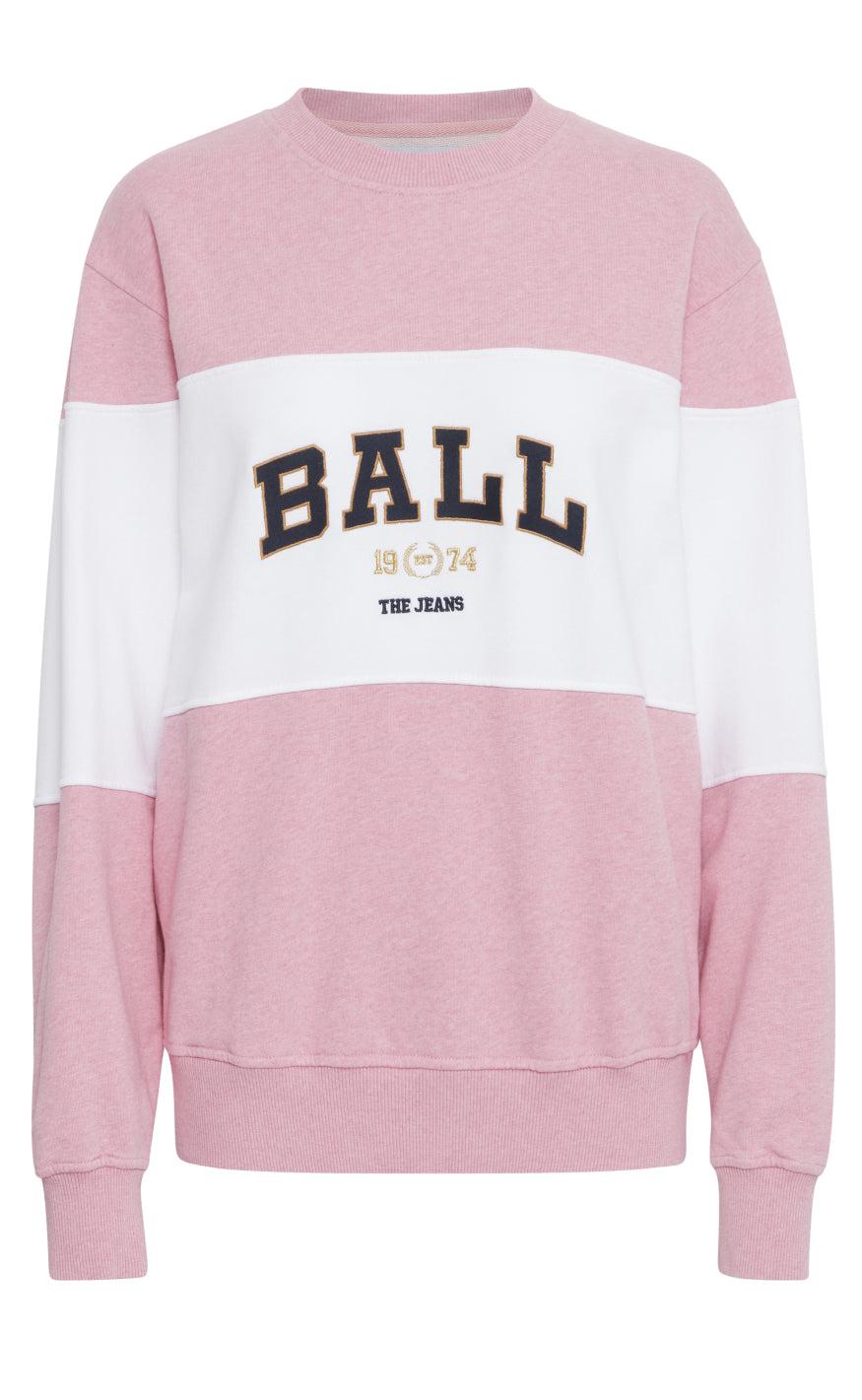 Sweatshirt   Montana   Azalea Pink Melange fra Ball Original