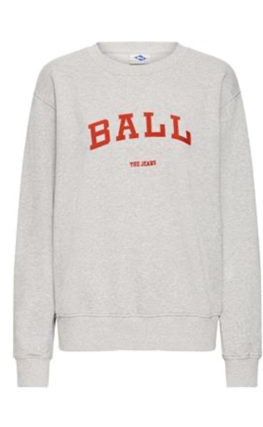 Sweatshirt   Taylor   Medium Grey W. Mistful Mauve fra Ball Original