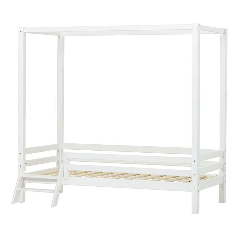 Eco Dream   Himmelseng M. Trappe   90x200 Cm.   Hvid fra Hoppekids