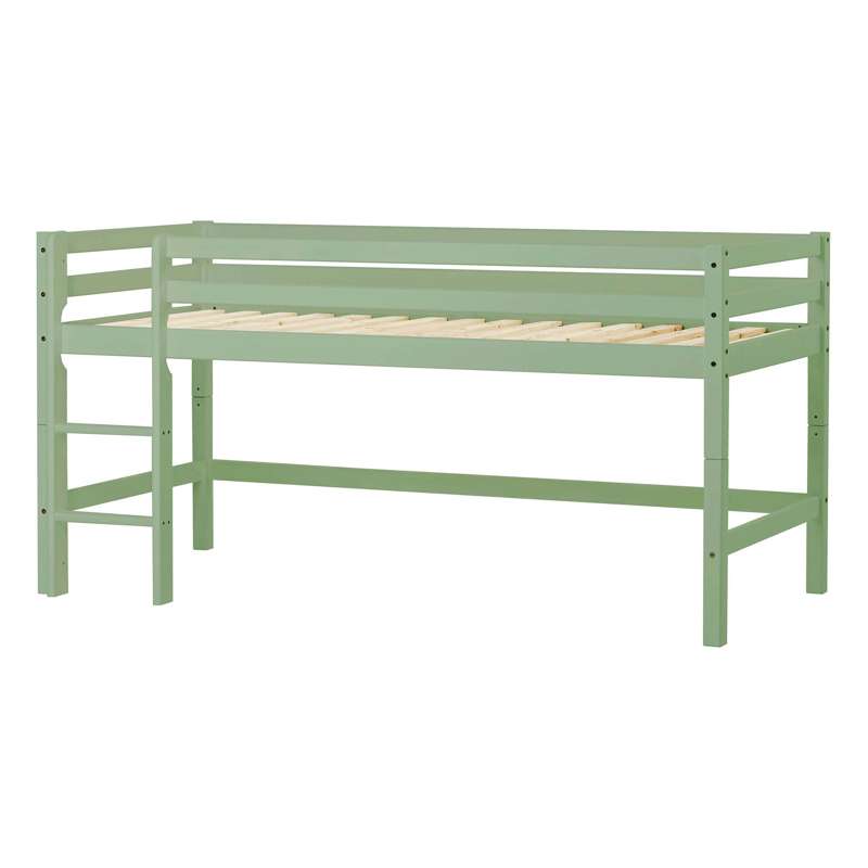 Eco Dream   Halvhøj Seng   90x200 Cm.   Delbar   Pale Green fra Hoppekids