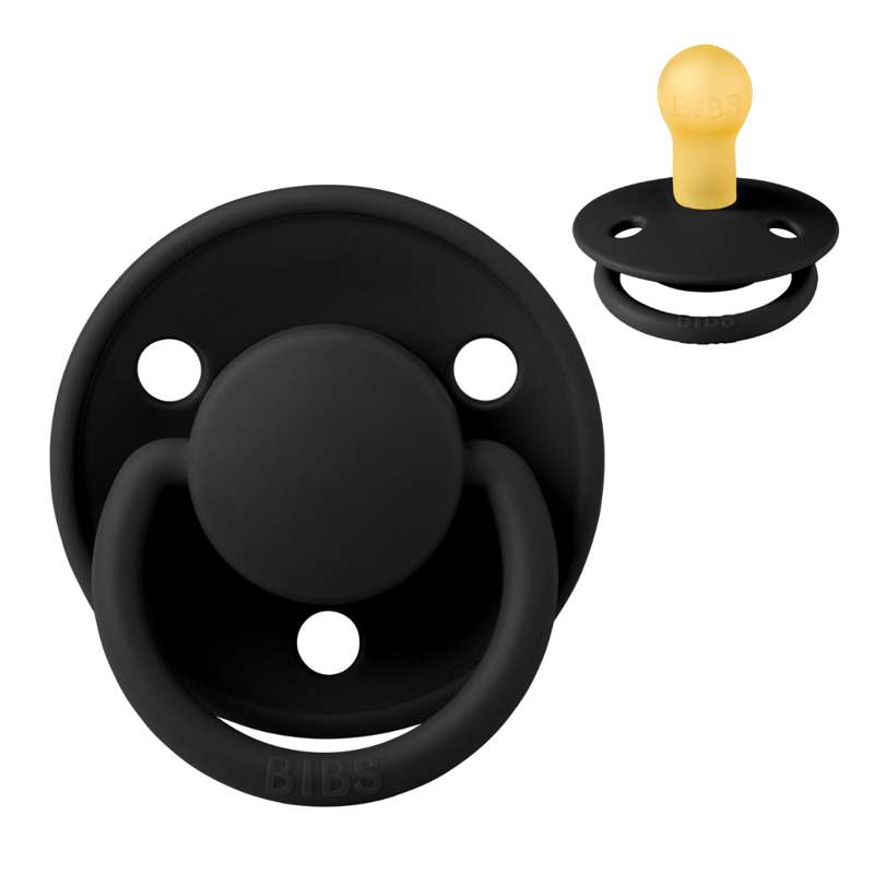 De Lux Sut Str. 1 Naturgummi Black fra Bibs