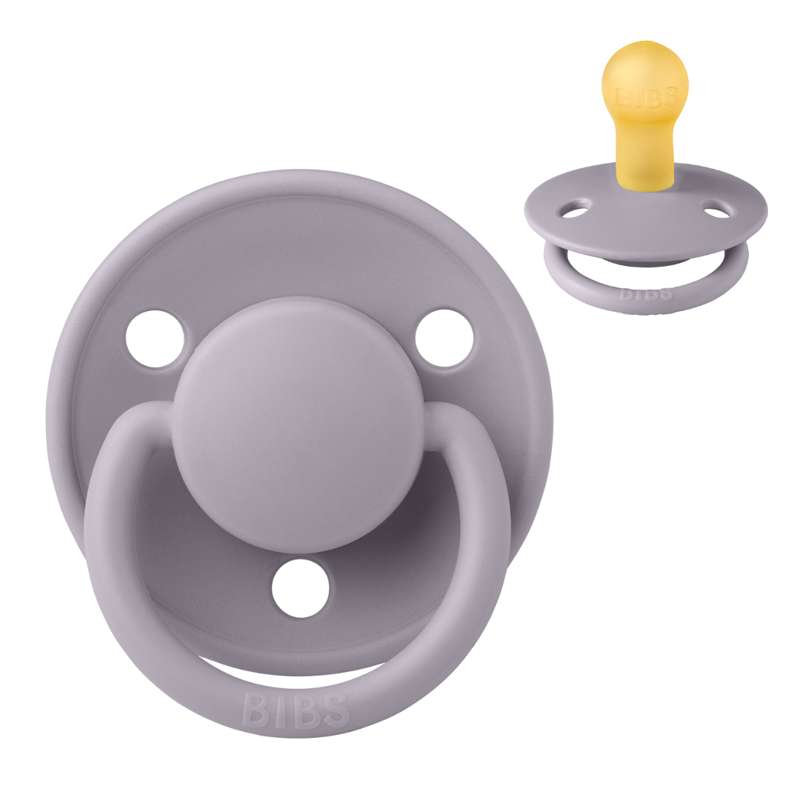 De Lux Sut   Str. 1   Naturgummi   Fossil Grey fra Bibs