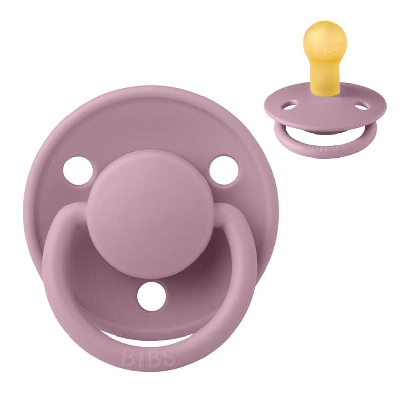 De Lux Sut   Str. 1   Naturgummi   Heather fra Bibs