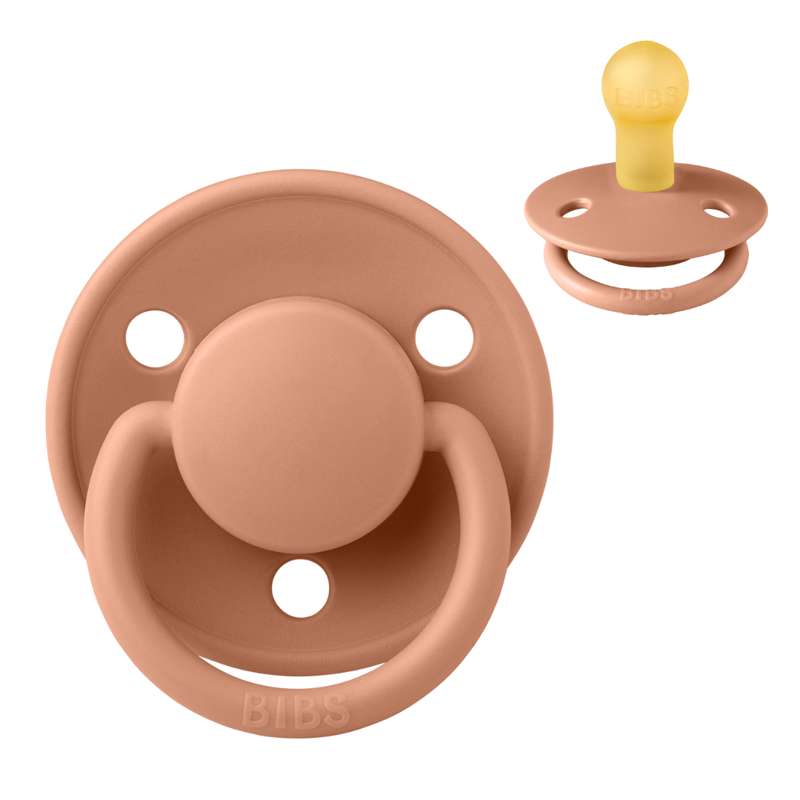 De Lux Sut   Str. 1   Naturgummi   Peach fra Bibs