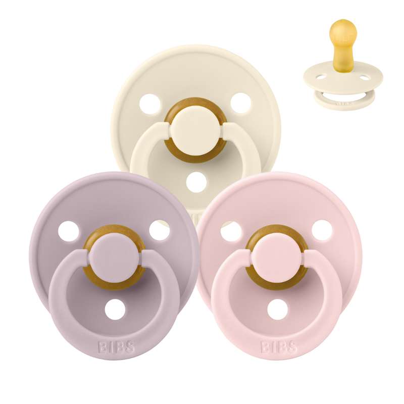 Rund Colour Sut   Sampak   3 Stk.   Str. 2   Soft And Gentle fra Bibs