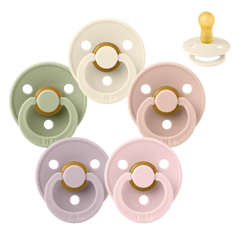 Rund Colour Sut   Sampak   5 Stk.   Str. 2   Springtime In Paris fra Bibs