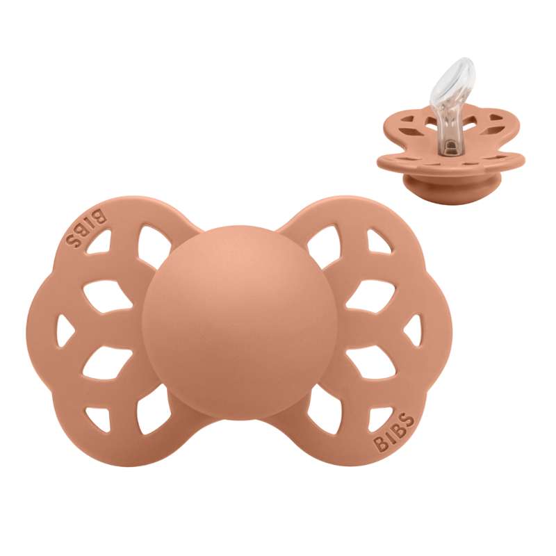Anatomisk Infinity Sut   Str. 1   Silikone   Peach fra Bibs