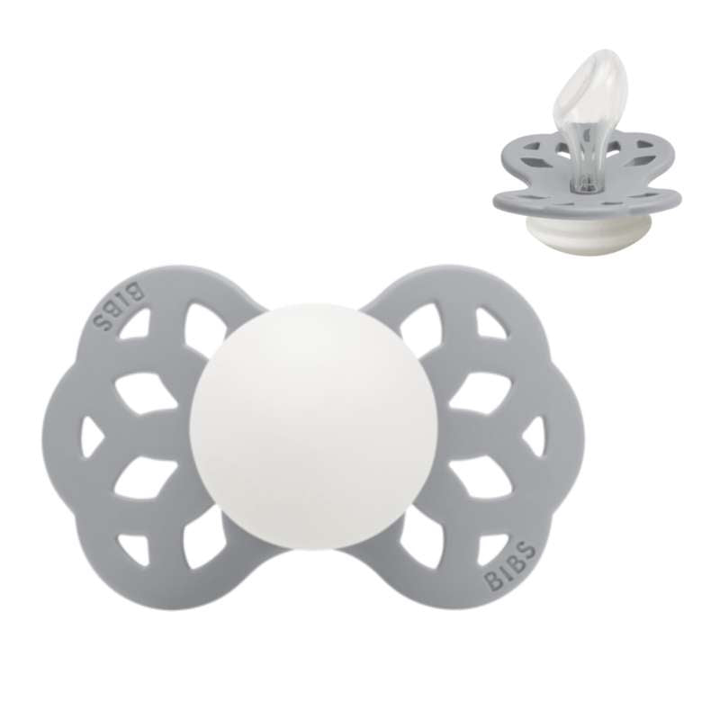 Anatomisk Infinity Sut   Str. 2   Silikone   Glow   Cloud fra Bibs