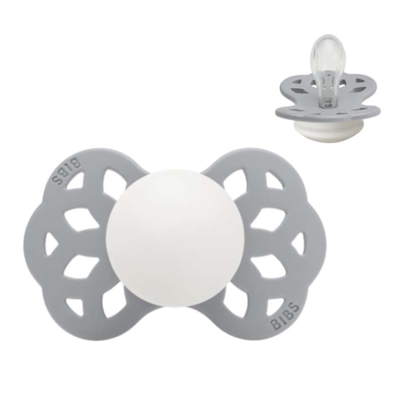Symmetrisk Infinity Sut   Str. 1   Silikone   Glow   Cloud fra Bibs