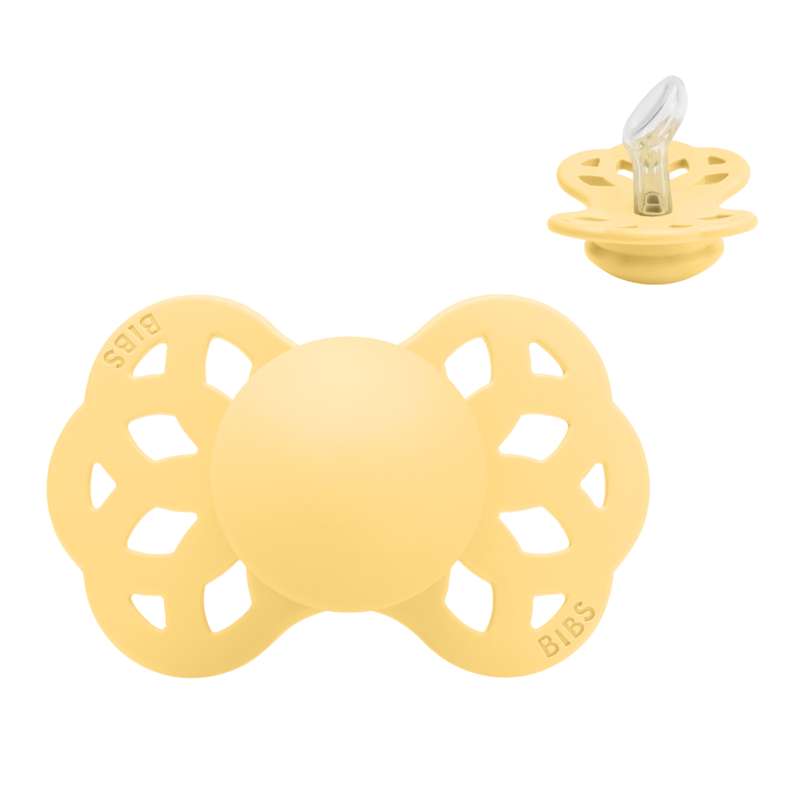 Anatomisk Infinity Sut   Str. 1   Silikone   Pale Butter fra Bibs