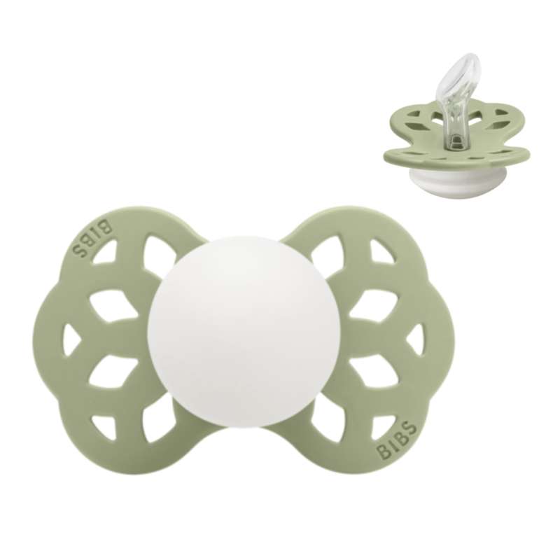 Anatomisk Infinity Sut Str. 1 Silikone Glow Sage fra Bibs