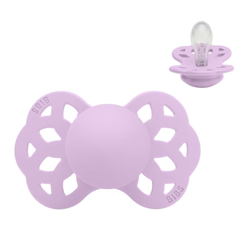 Symmetrisk Infinity Sut Str. 1 Silikone Violet Sky fra Bibs