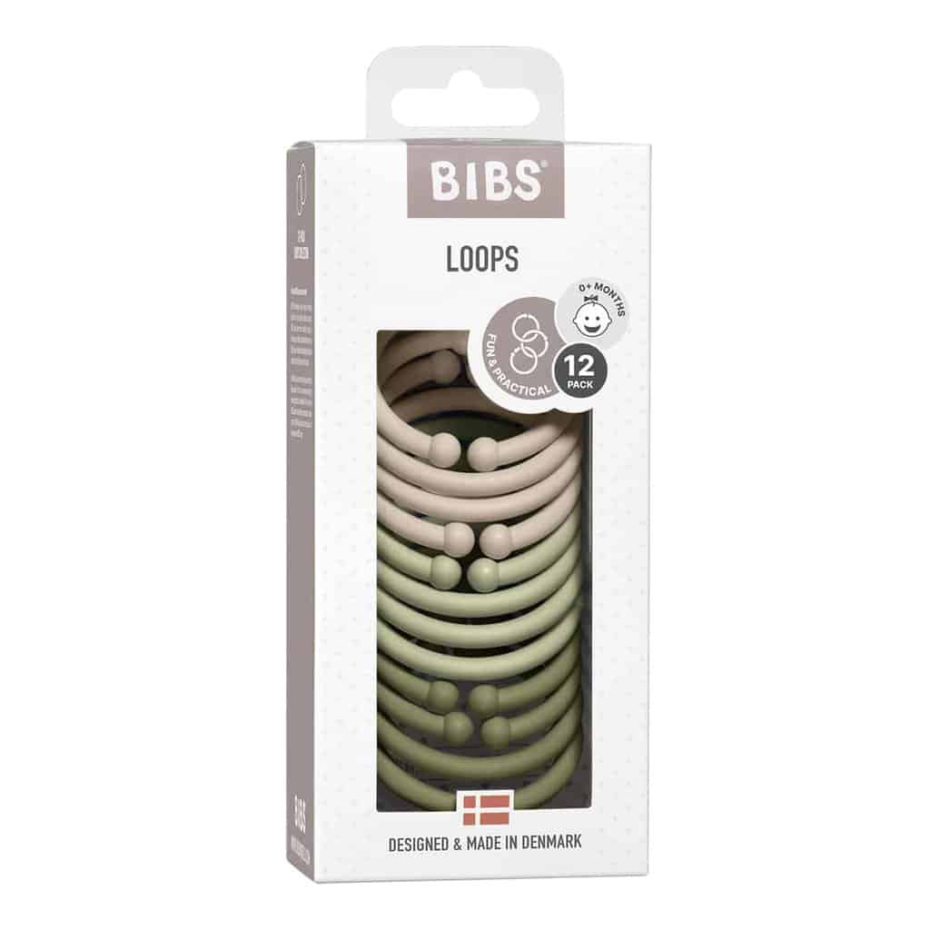 Loops Vanilla Sage Olive fra Bibs