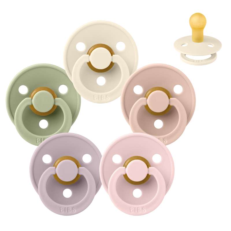 Rund Colour Sut Sampak 5 Stk. Str. 1 Springtime In Paris fra Bibs