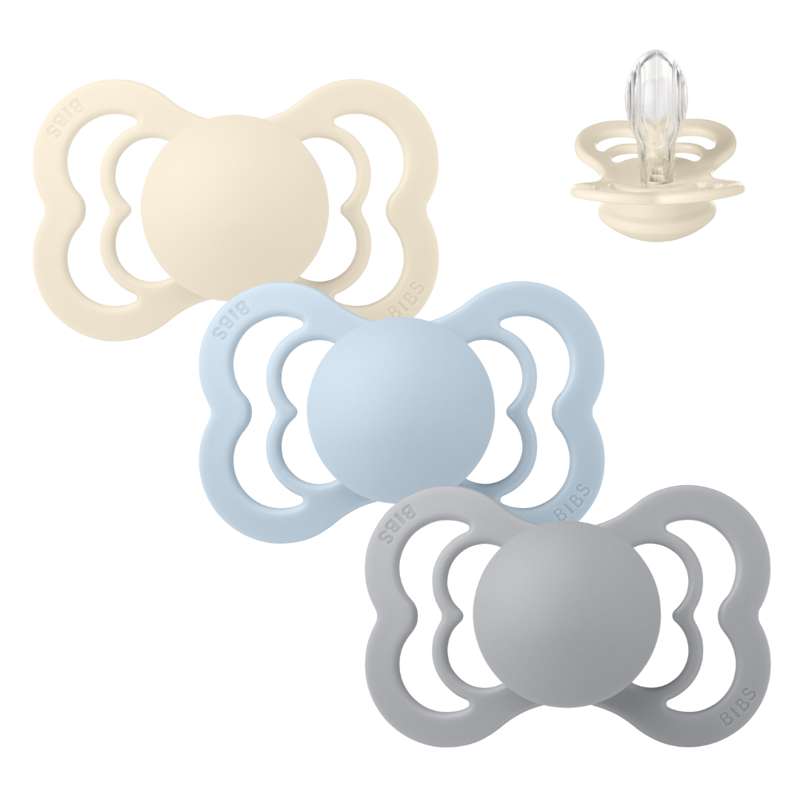Supreme Sut   Sampak   3 Stk.   Str. 2   Soft And Clear fra Bibs
