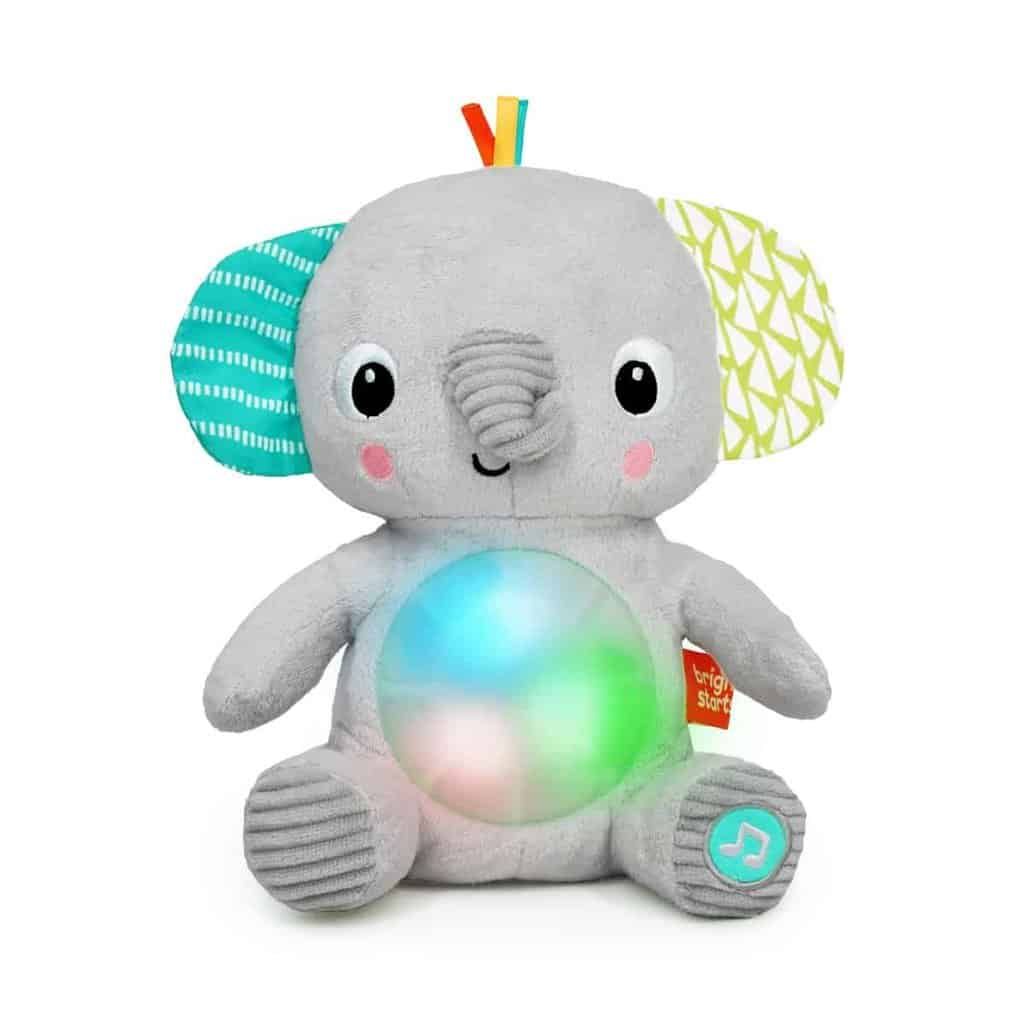 Hug A Bye Babyâ¢ Musikalsk Elefant Plysdyr Med Lys fra Bright Starts