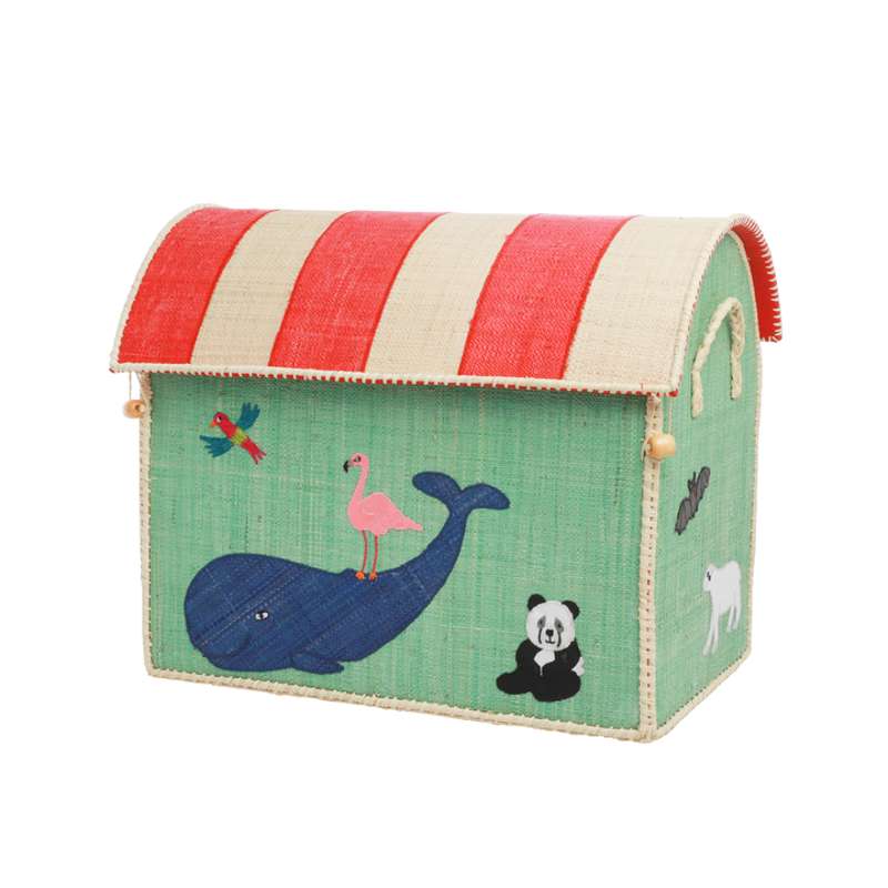Raffia Opbevaringshus   Animals   Mellem fra Rice