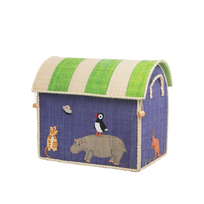 Raffia Opbevaringshus   Animals   Lille fra Rice