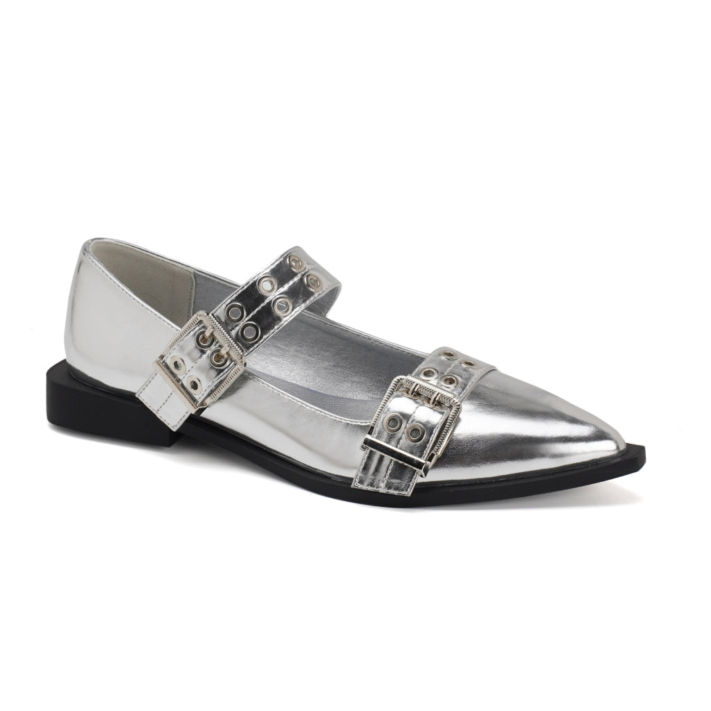 Beatrice Dame Sko 8246   Silver fra Shoes