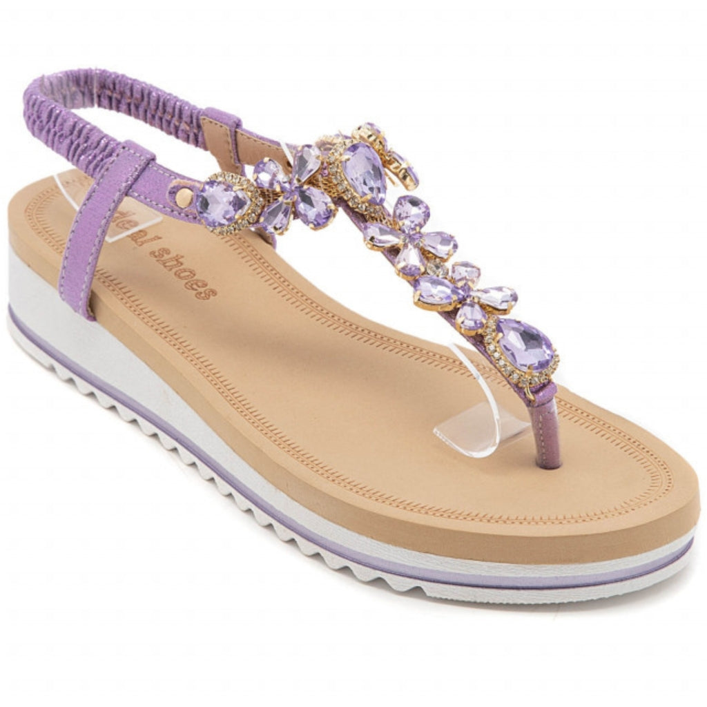 Bella Sandal 7960   Purple fra Shoes