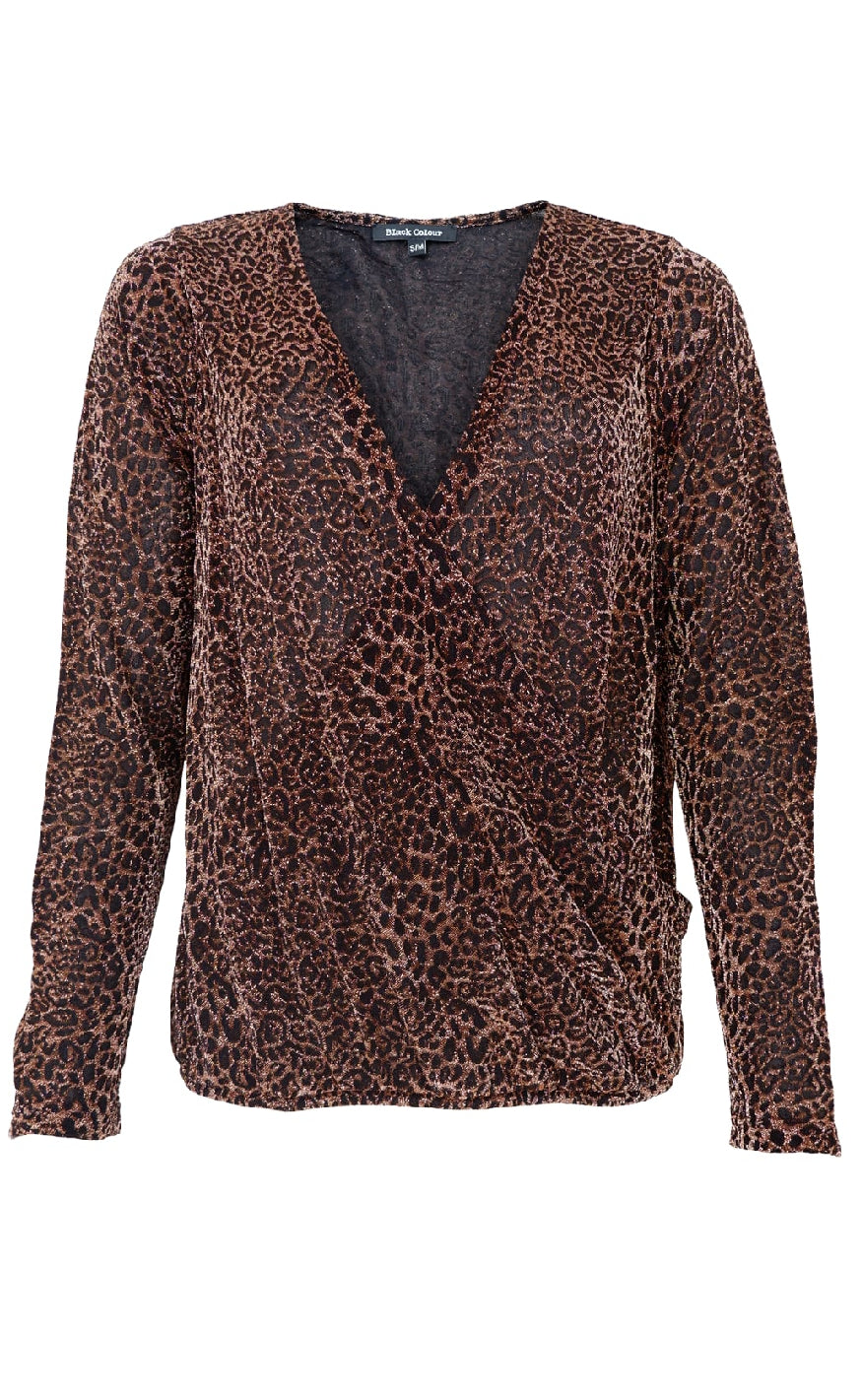 Bluse   Chris Mesh   Bronze fra Black Colour