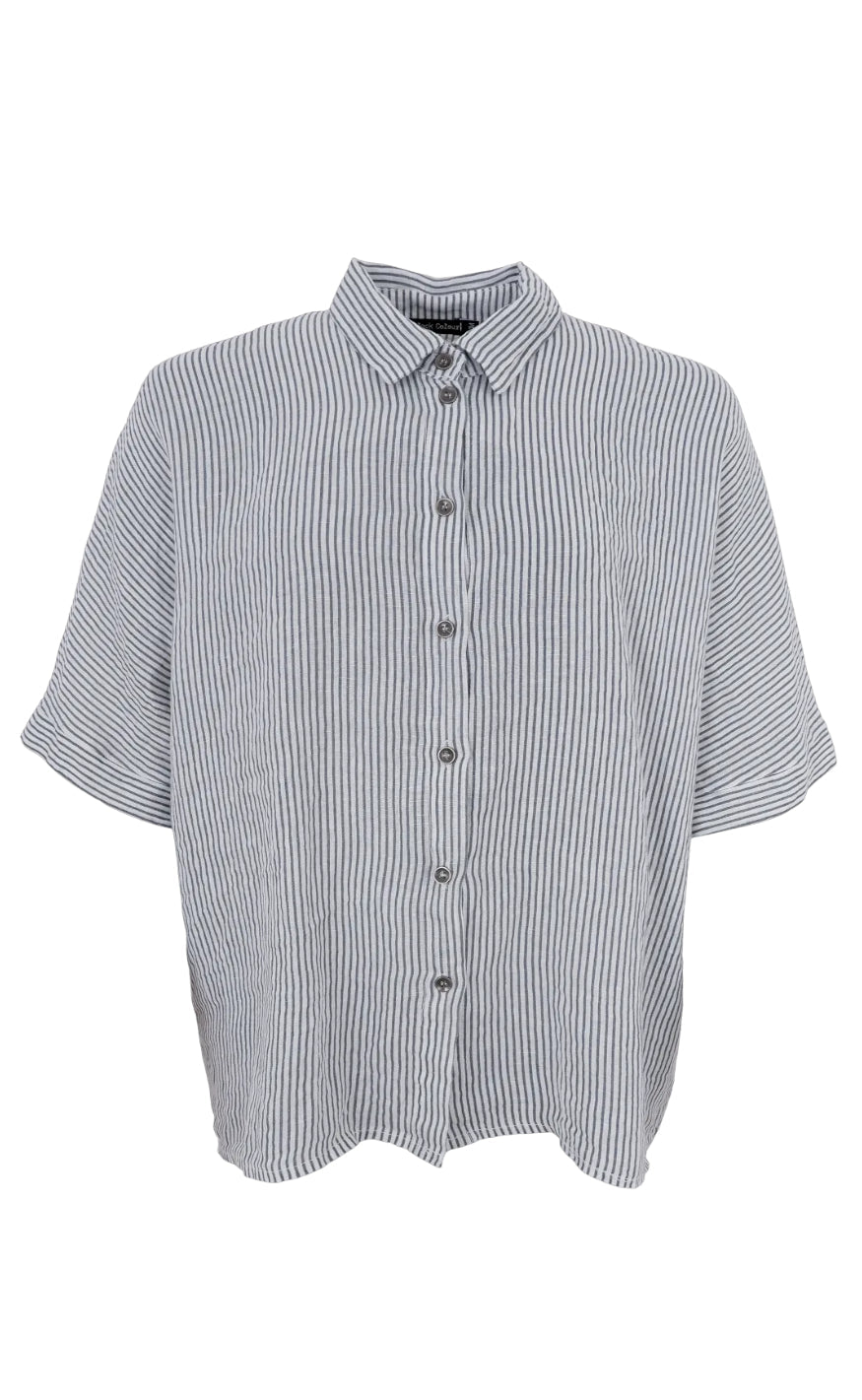 Bluse   Melina   North Grey fra Black Colour