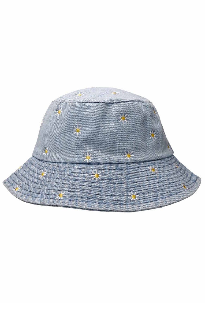 Bøllehat   Daisy   Lt. Denim Blue fra Black Colour