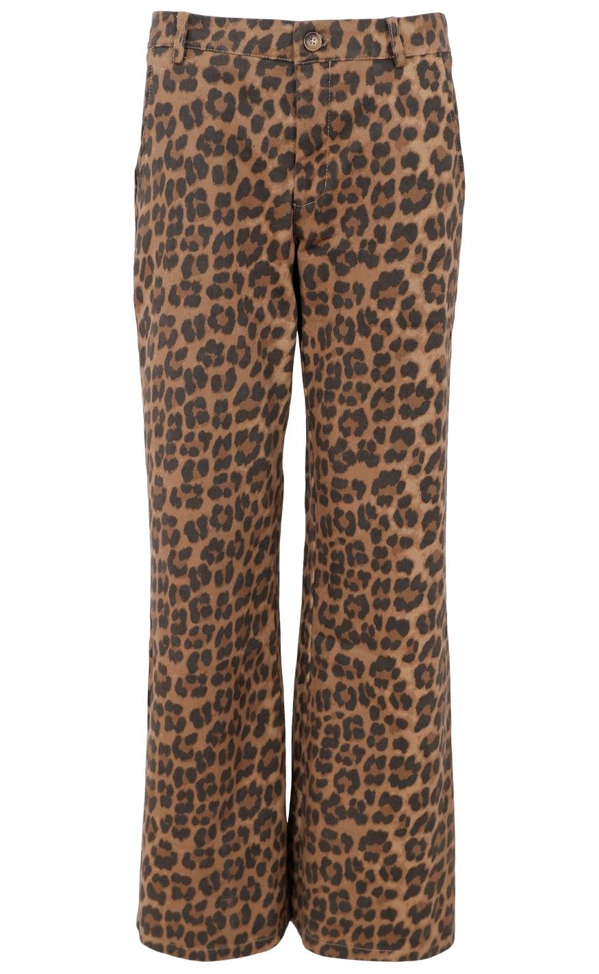 Bukser   Abbie   Leopard fra Black Colour