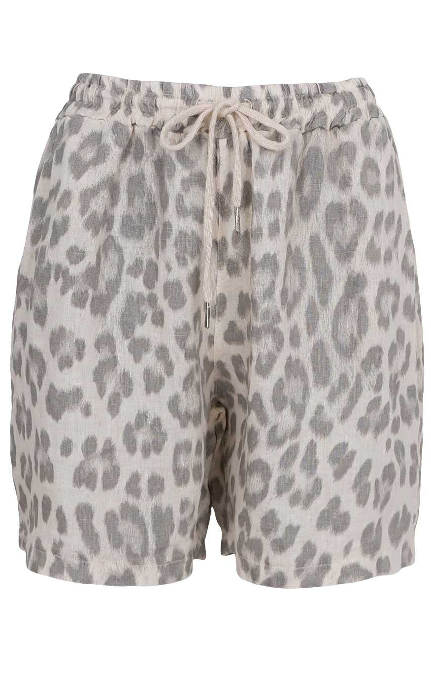 Shorts   Melina   Natural Leo fra Black Colour